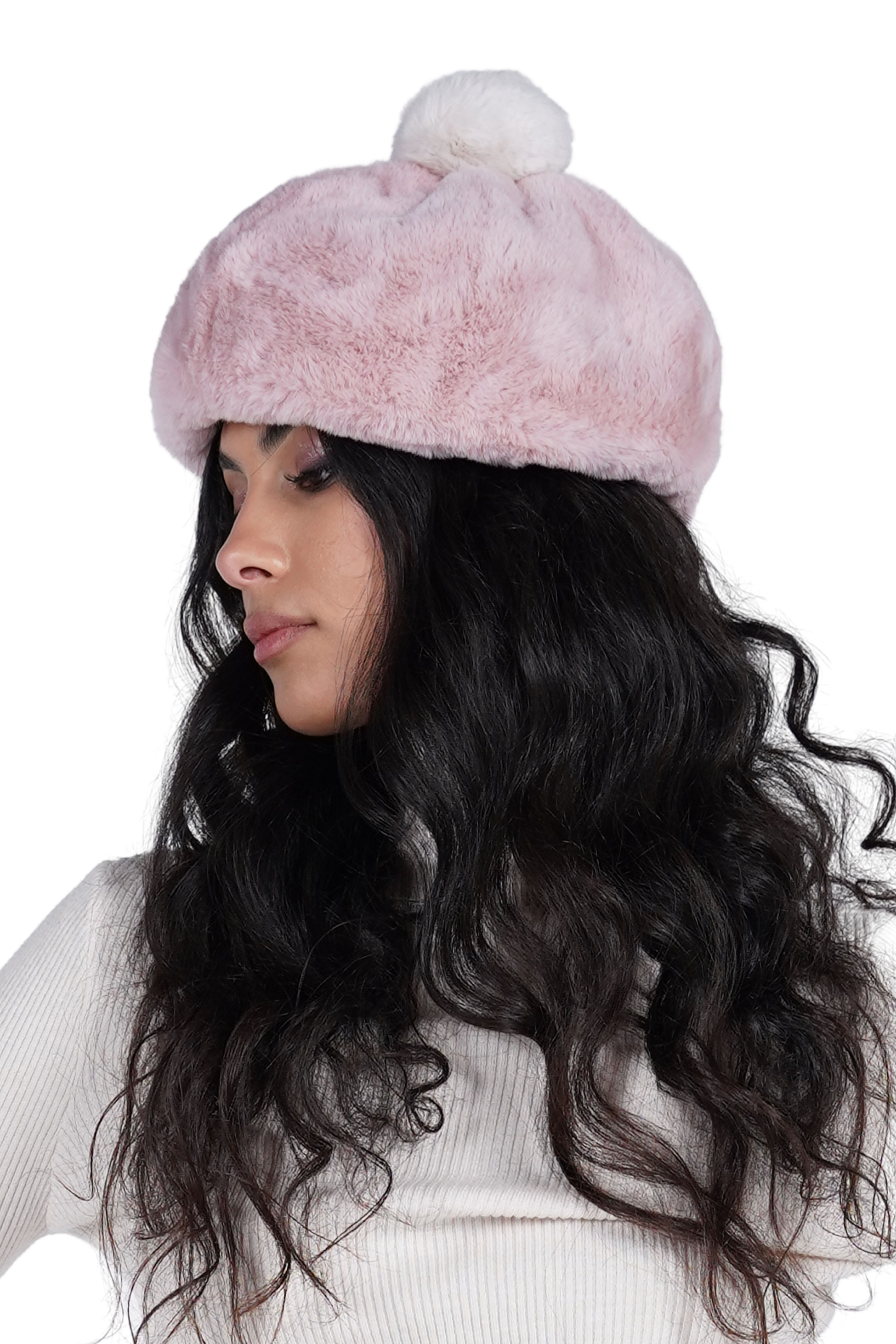 Cappello Di Pelliccia \ Rosa