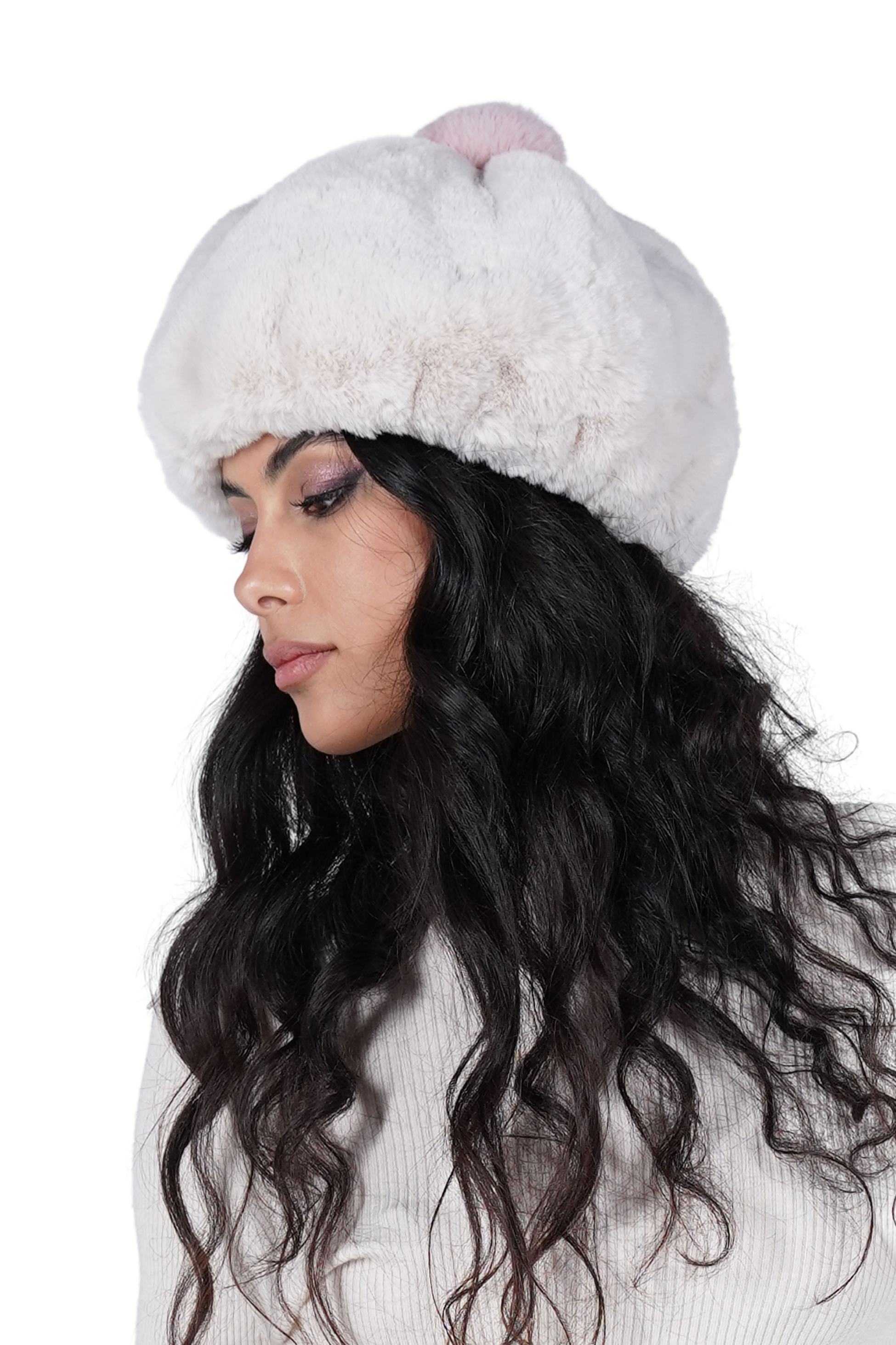 Fur Hat \ Cream
