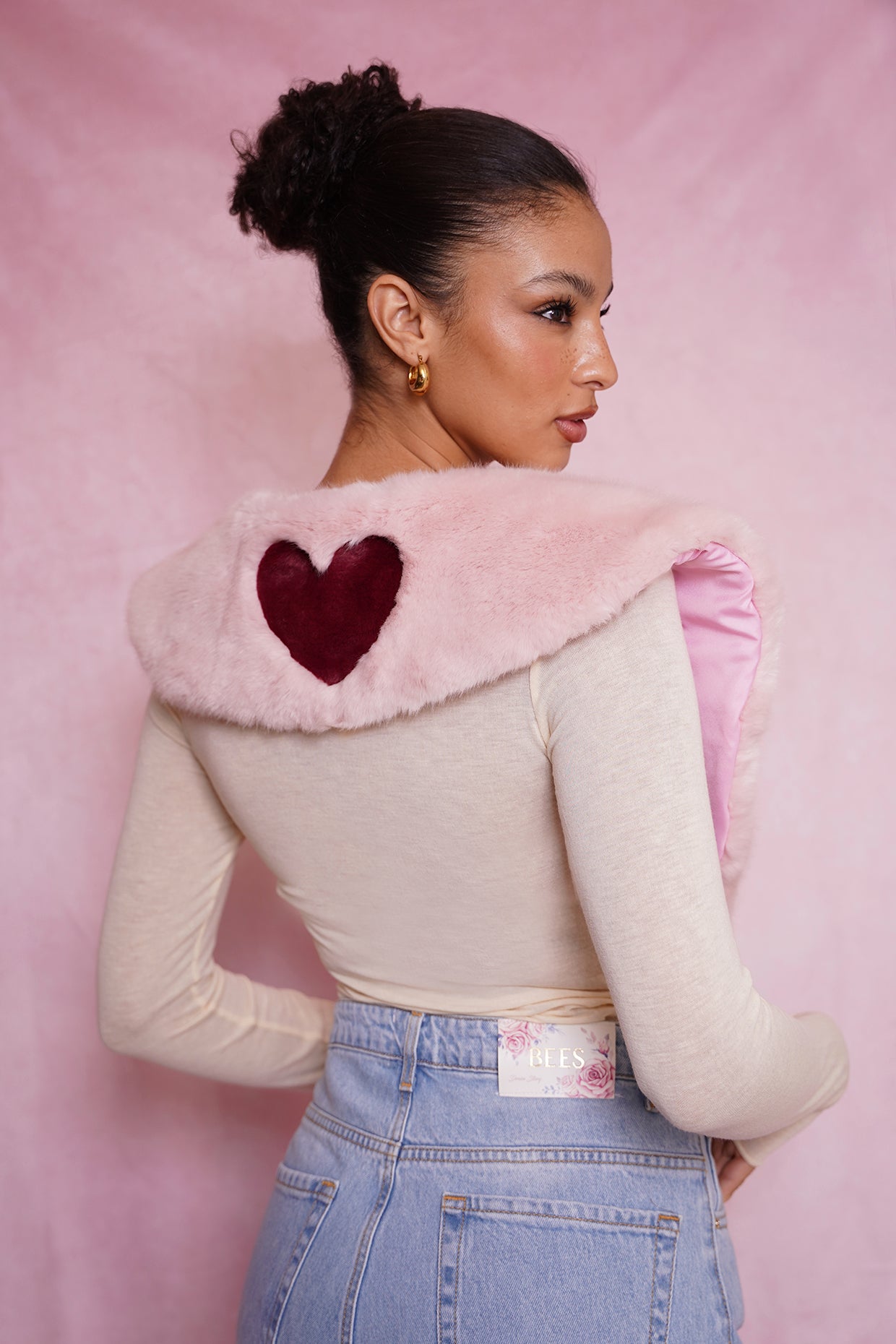 FUR COLLAR \ Pink