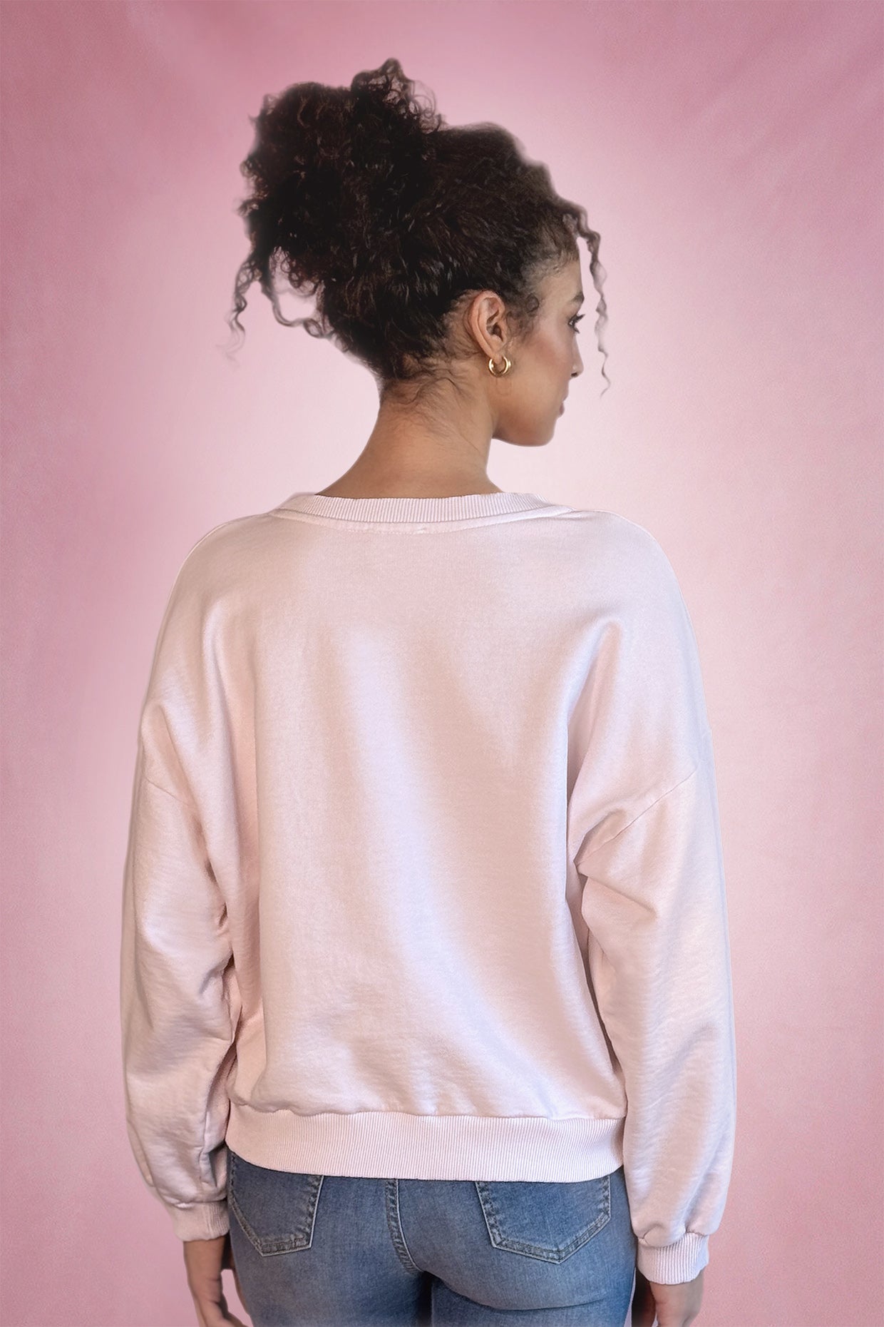 Felpa Basic - Rosa Chiaro
