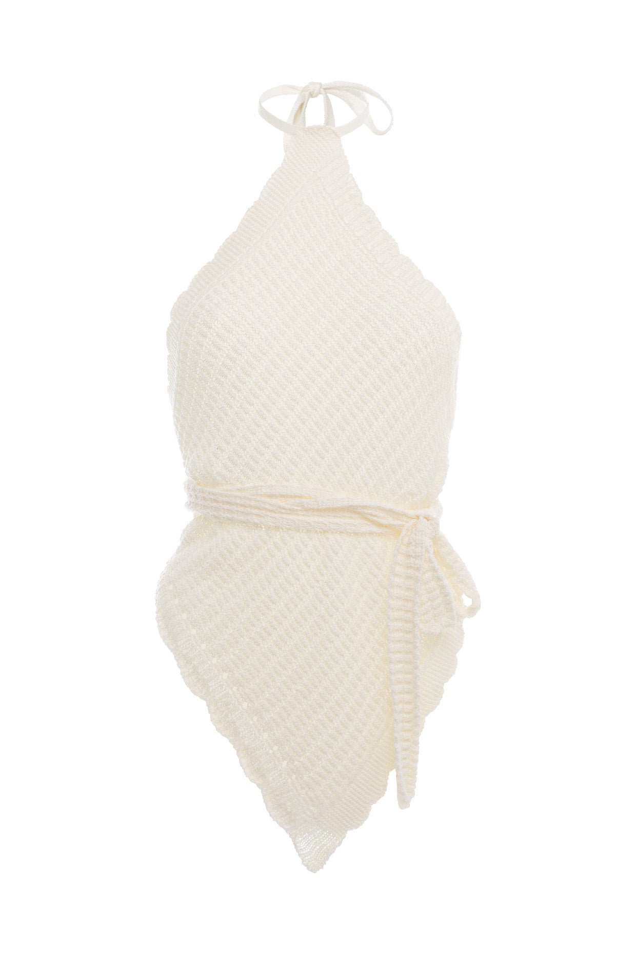 Top in maglia \ Bianco