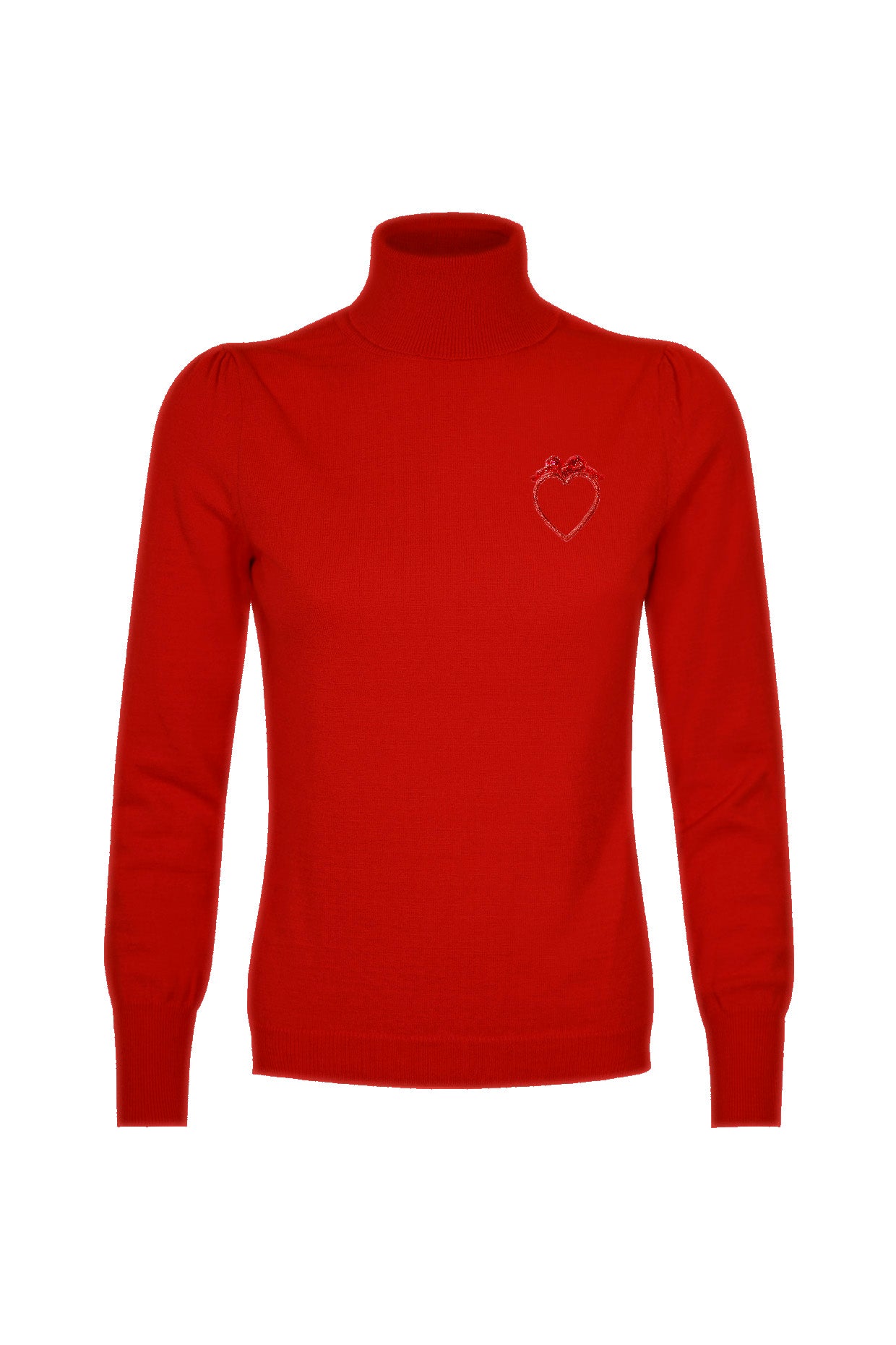 Lupetto CON cuore \ Rosso