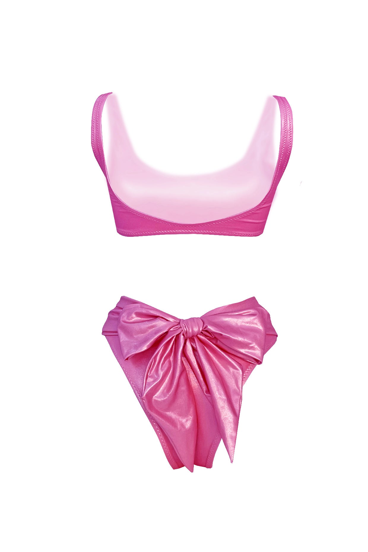 Costume Tied up 2 pezzi Fucsia