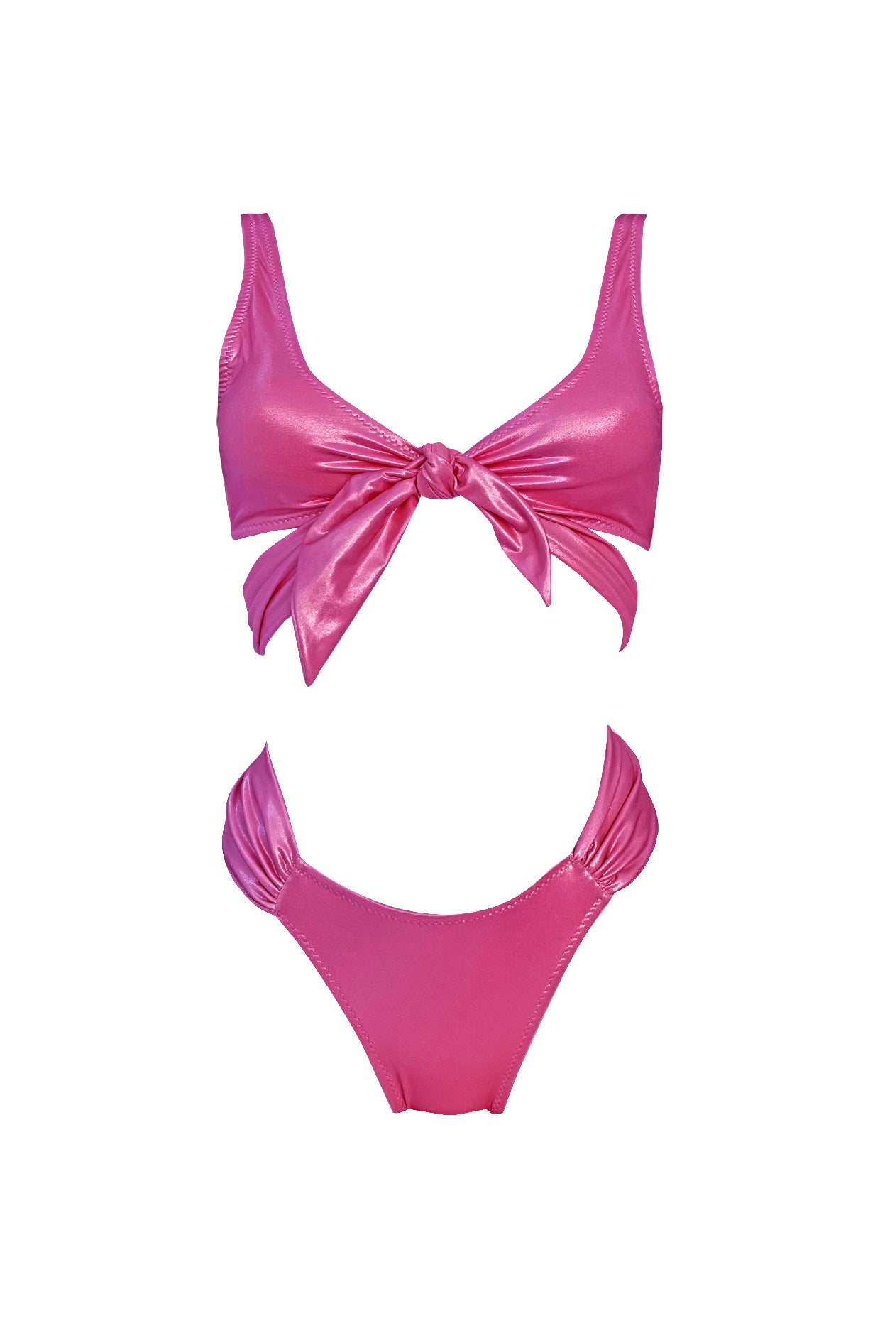 Costume Tied up 2 pezzi Fucsia