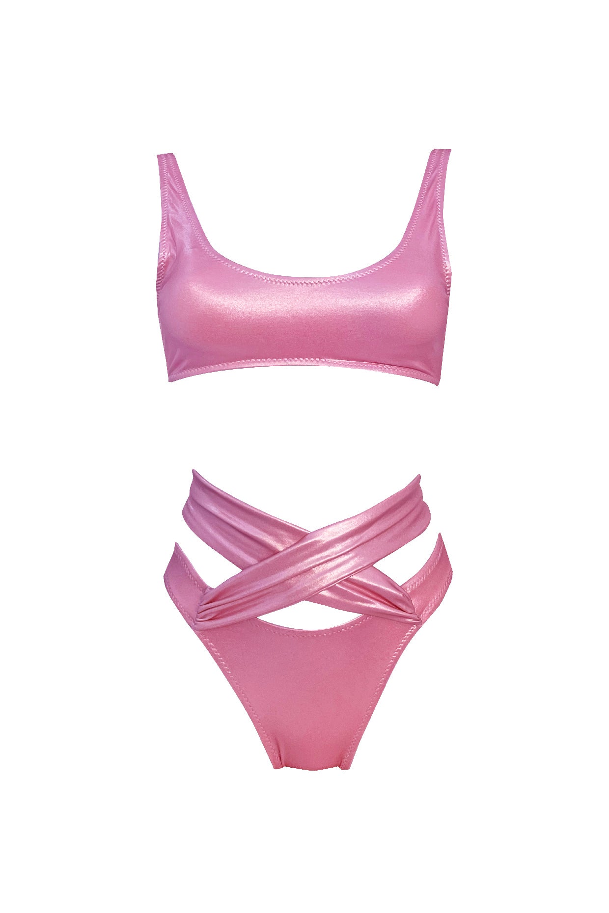 Costume Tied up 2 pezzi \ Rosa