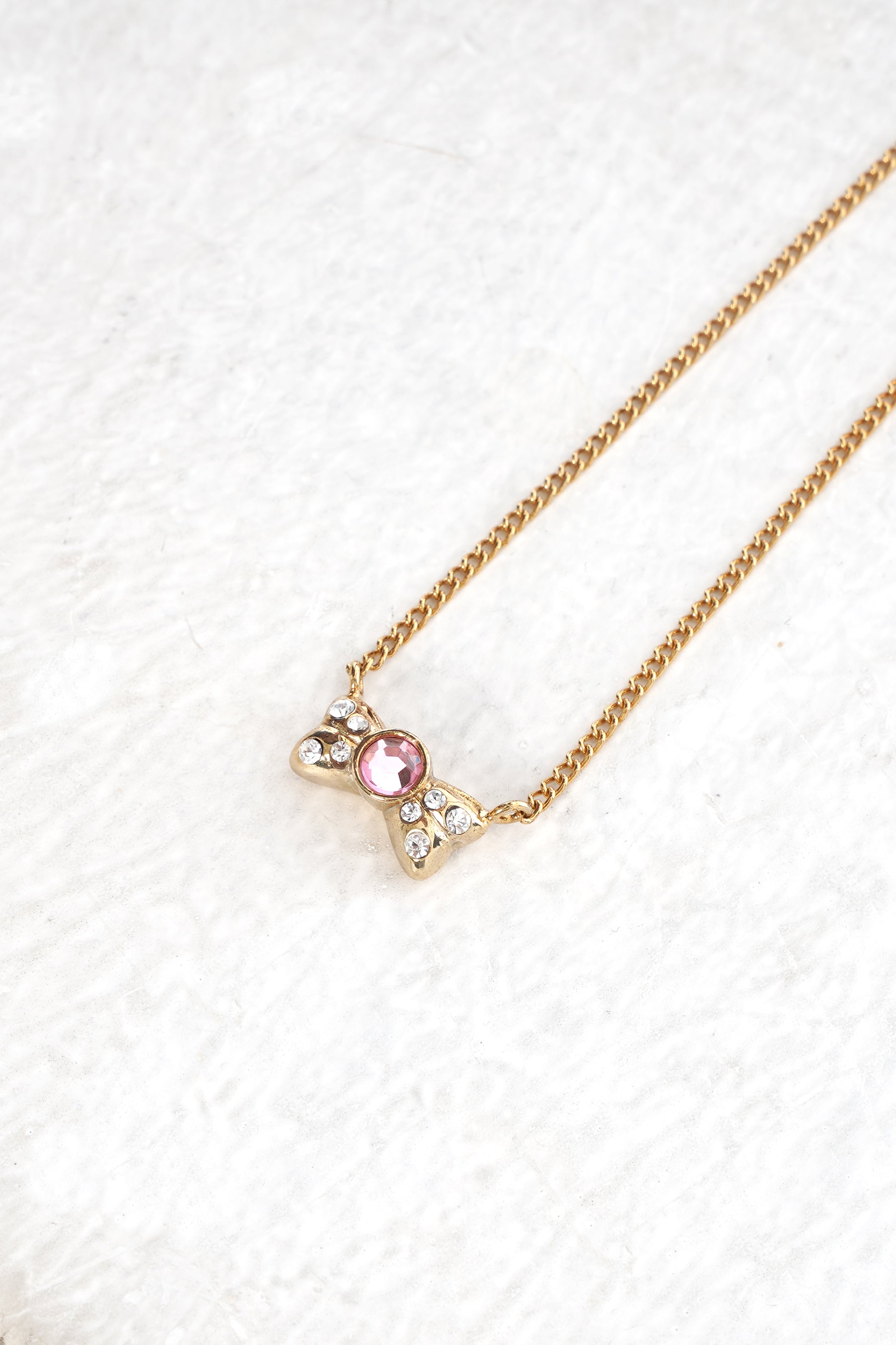 Collana Fiocco con zircone