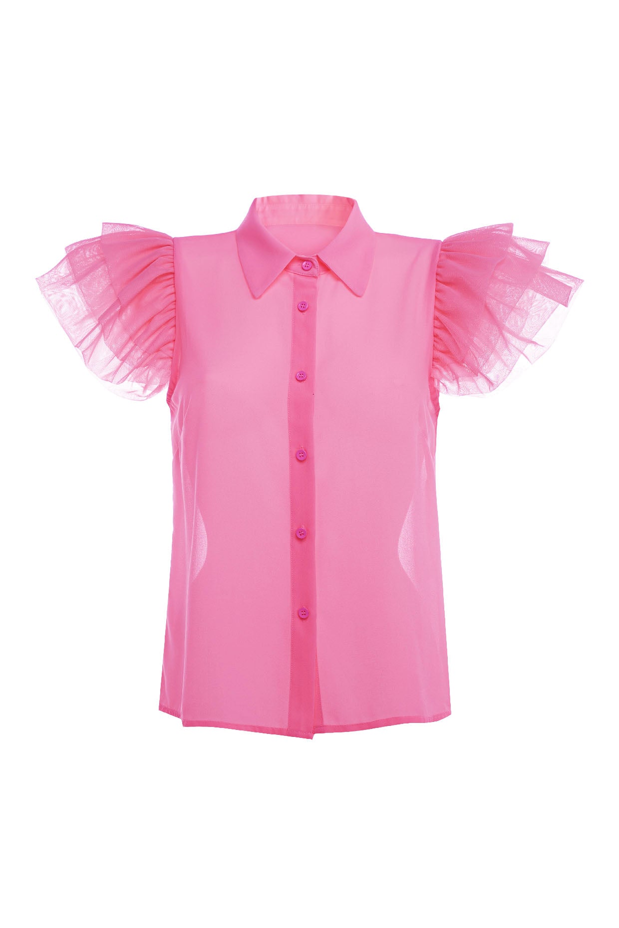Camicia Velata \ fucsia