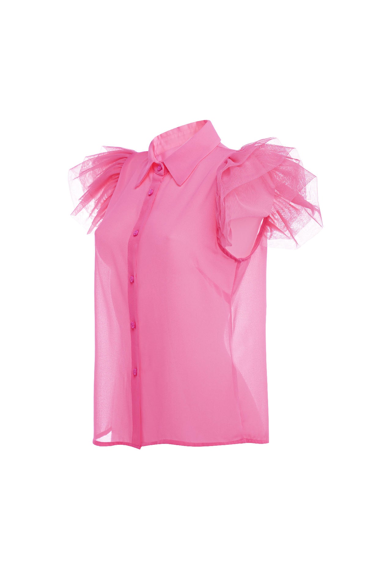 Camicia Velata \ fucsia