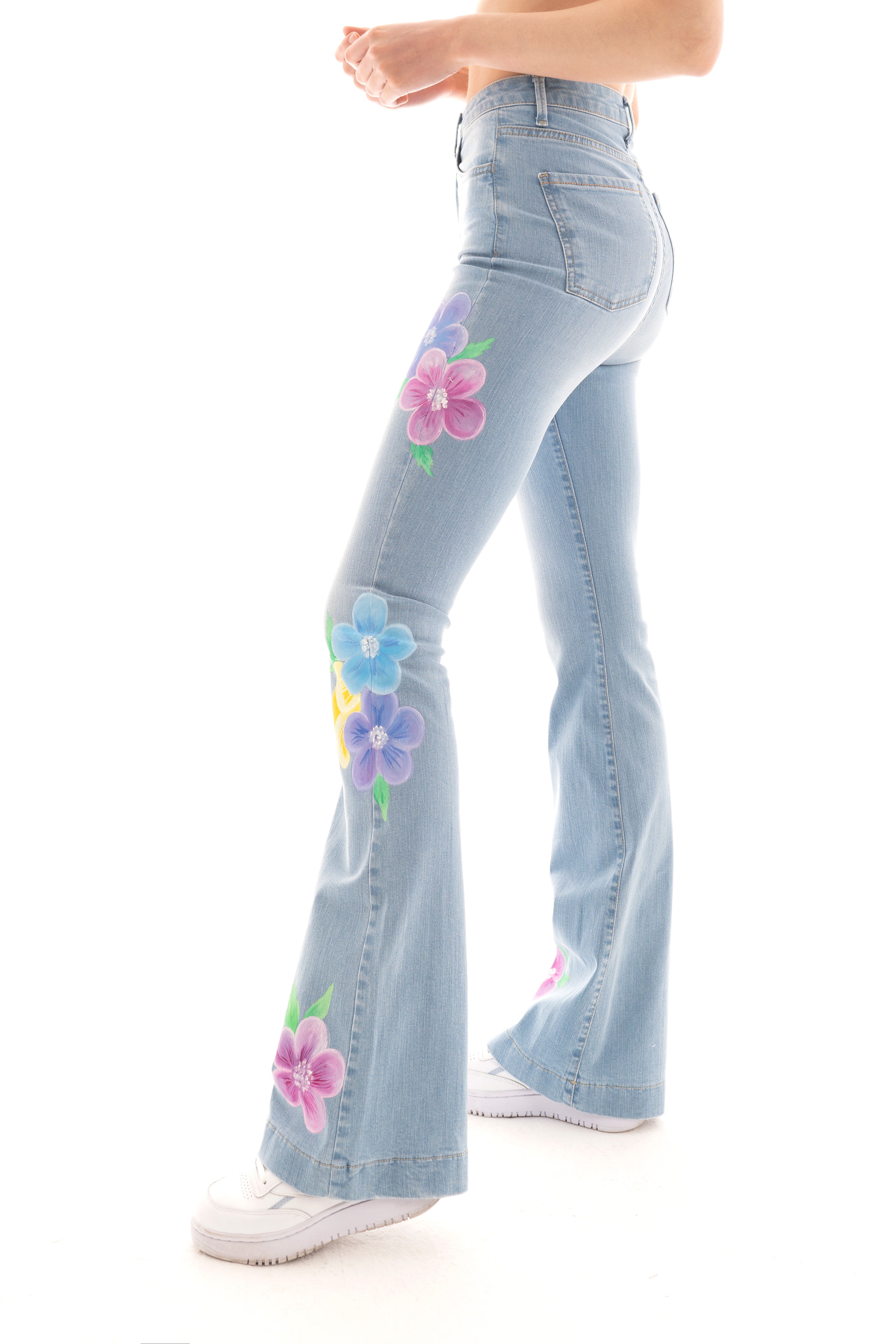 Bohemian Flower Jeans