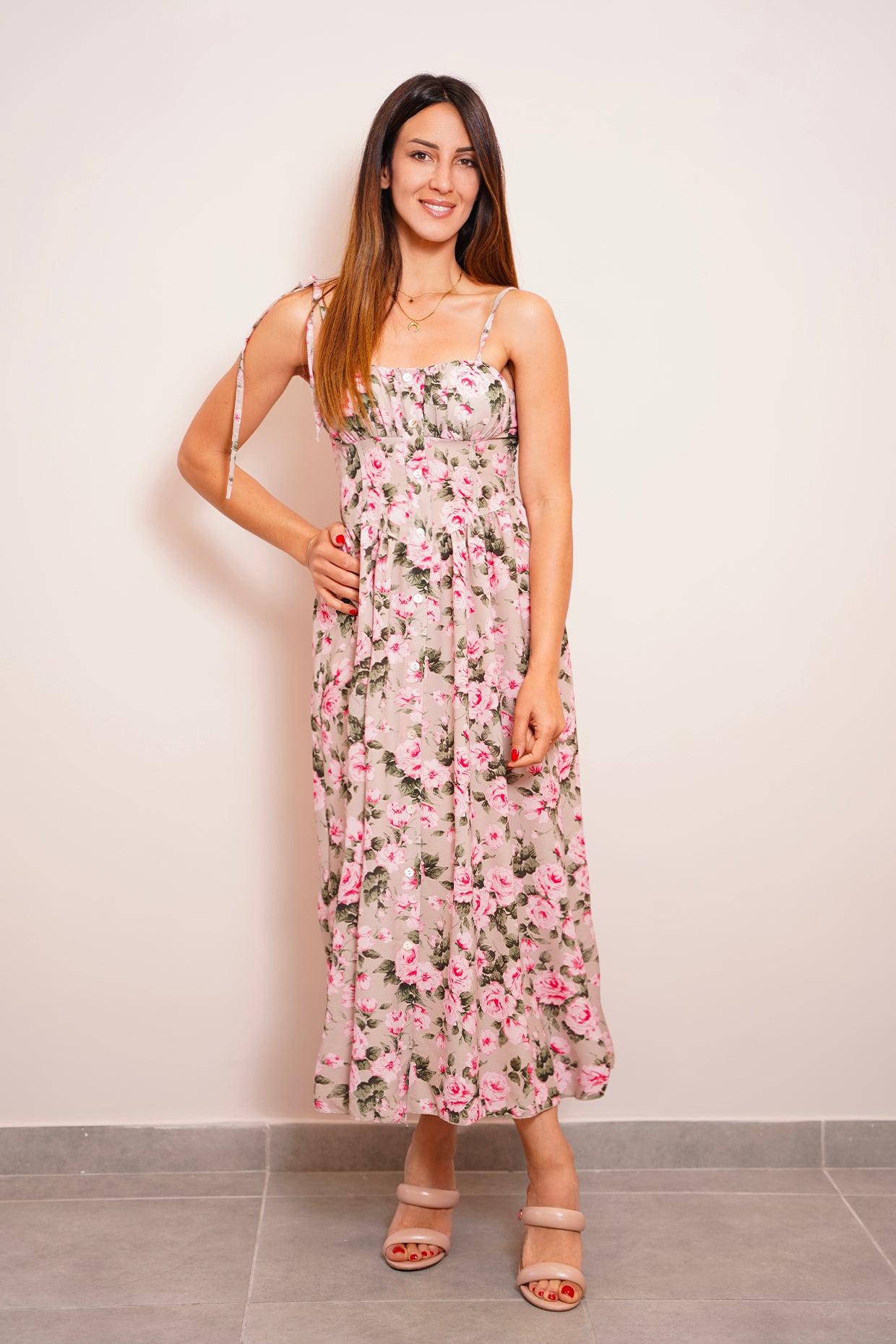 Kelly Rose \ Floral Midi