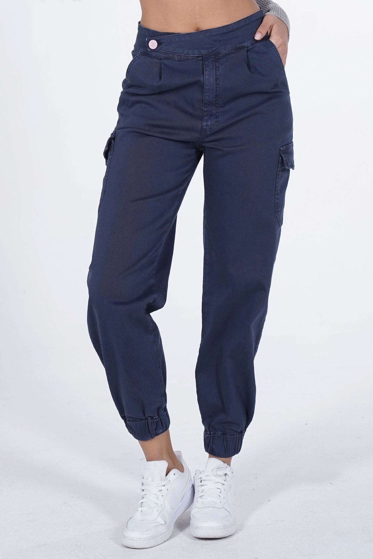 Pantalone cargo \ Blue Navy