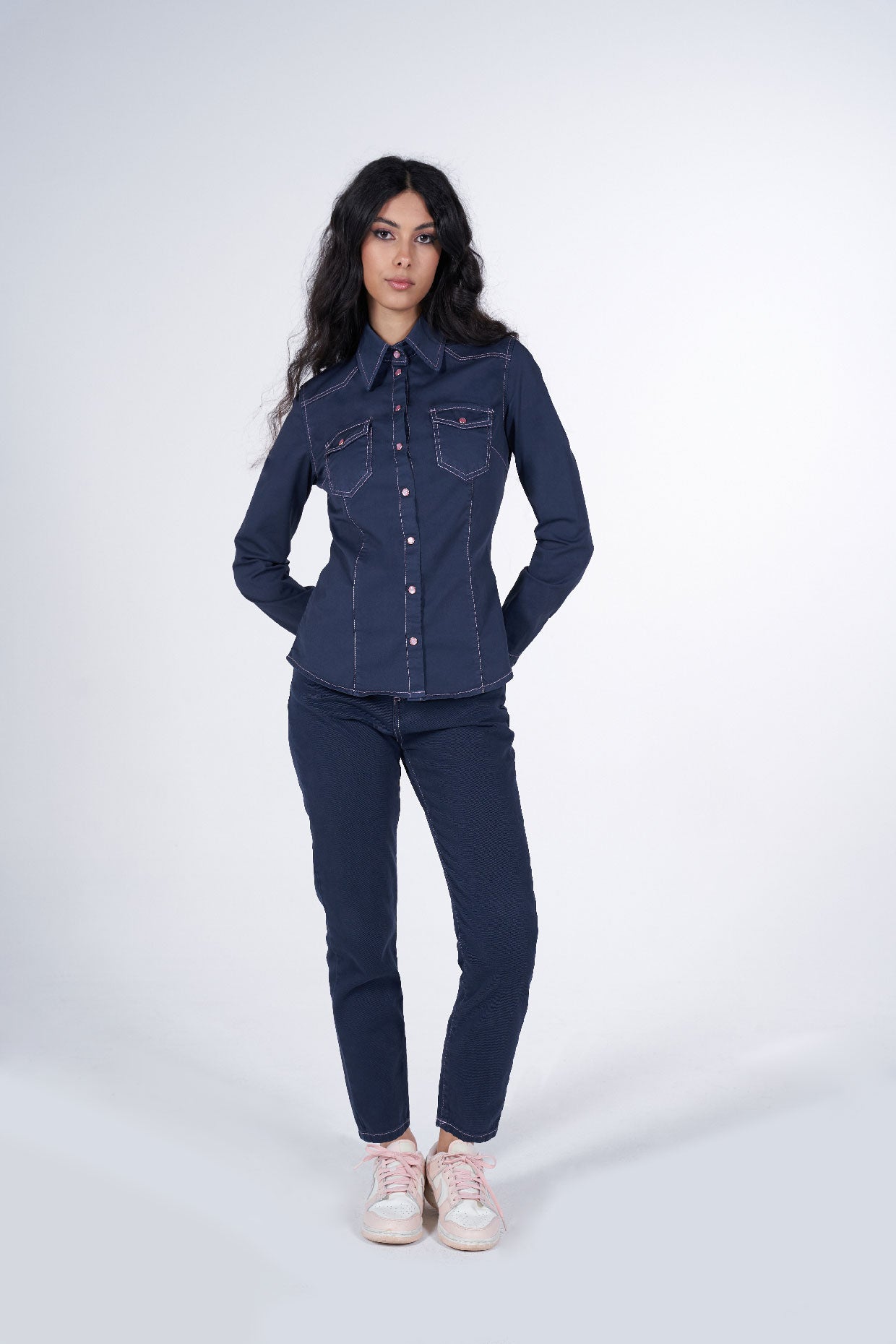 Jeans diritto \ Blue Navy