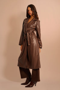 Trench Ecopelle\Marrone