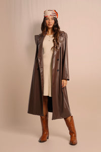 Trench Ecopelle\Marrone