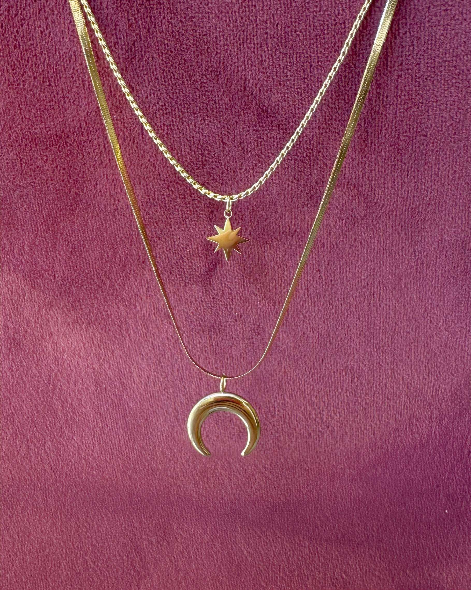 Collana soleil et lune \ Oro