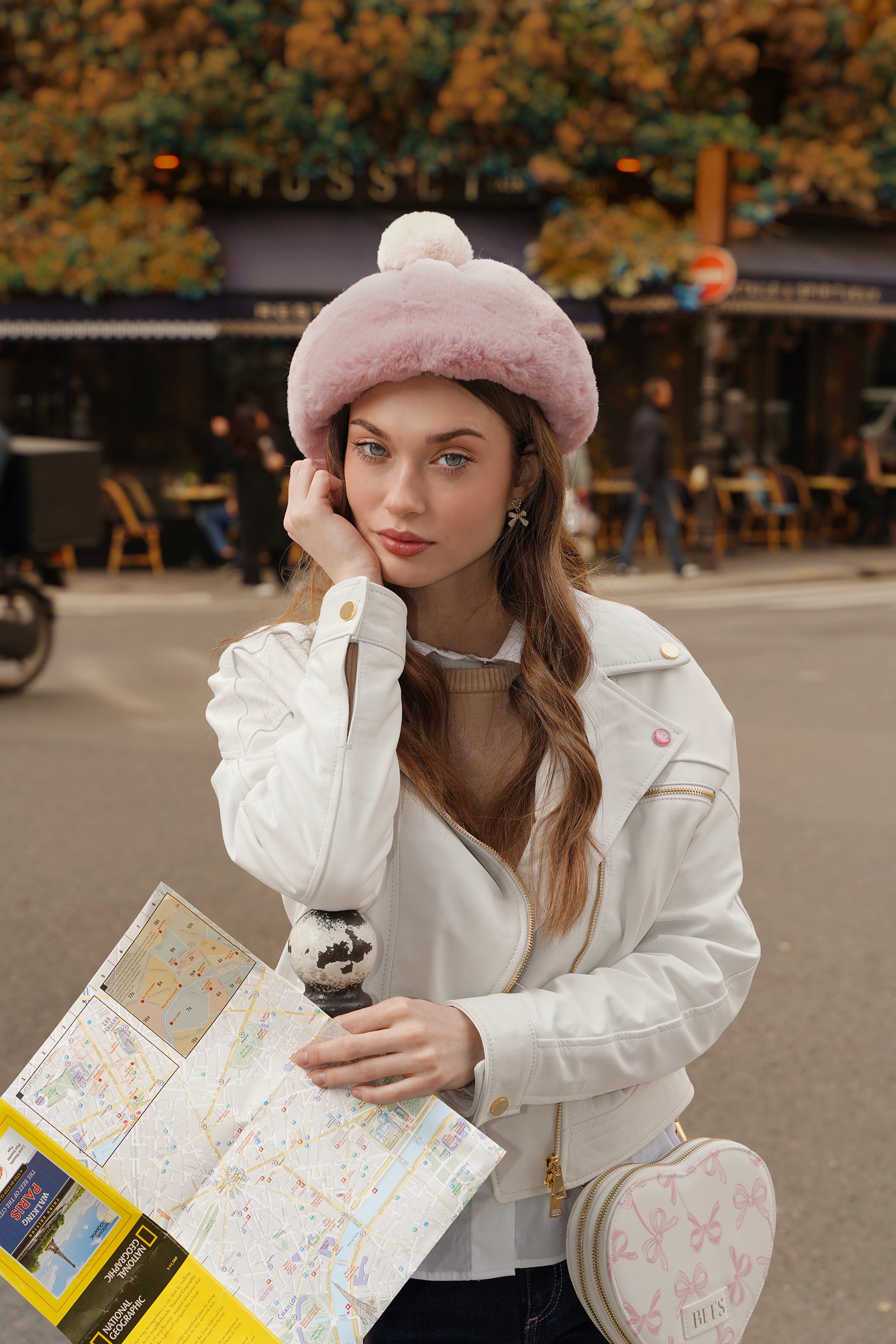 Cappello Di Pelliccia \ Rosa