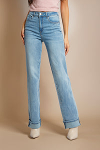 Jeans Baggy con pieghe