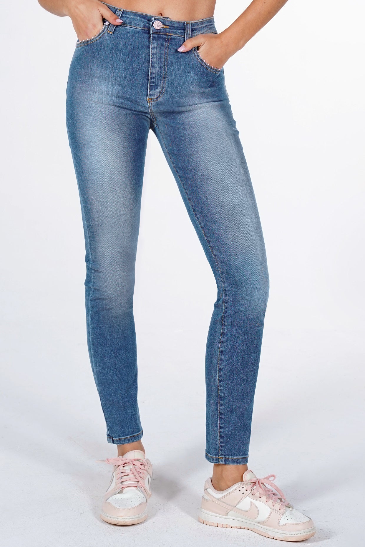 Ethnic Skinny Jeans