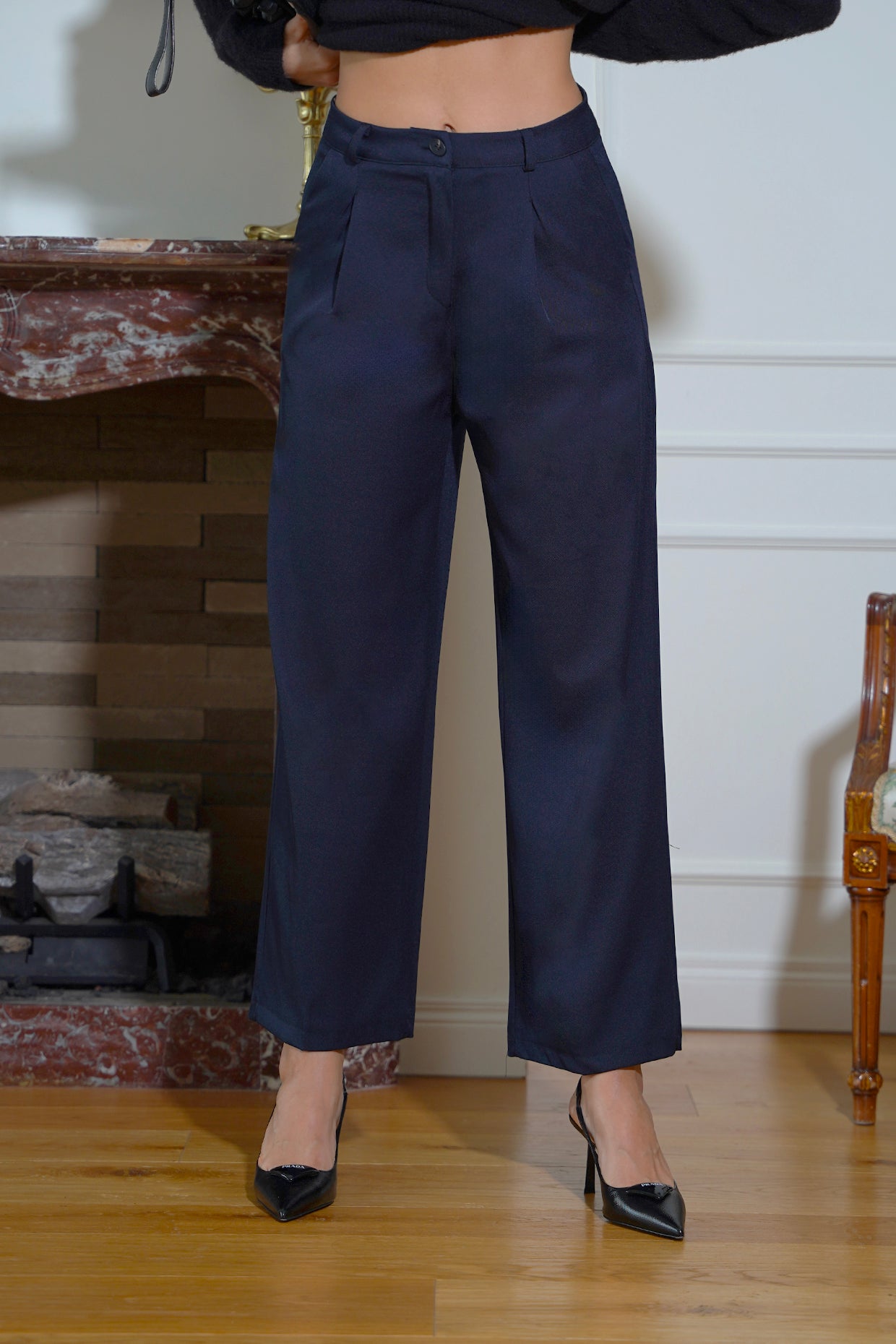 Pantalone Tailored Fit \ Blue Navy