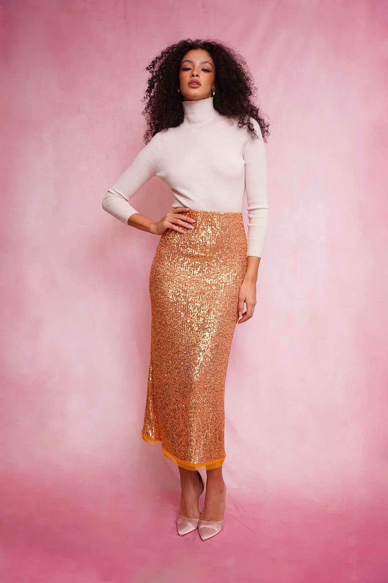 Sequin skirt - Coco Midi