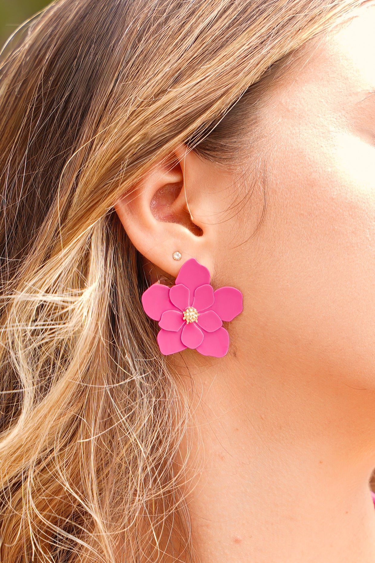 Colorful Flower Earring