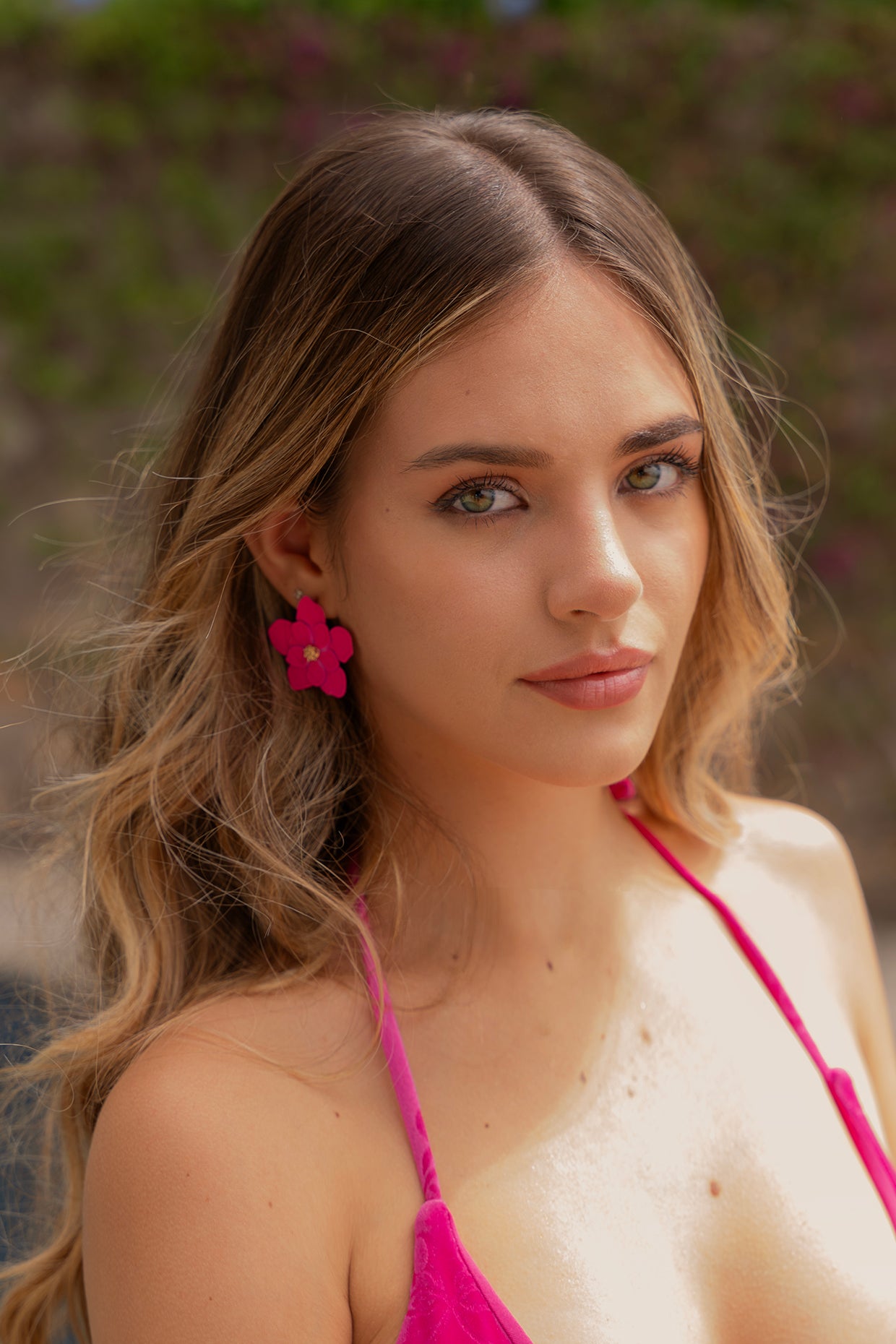 Colorful Flower Earring