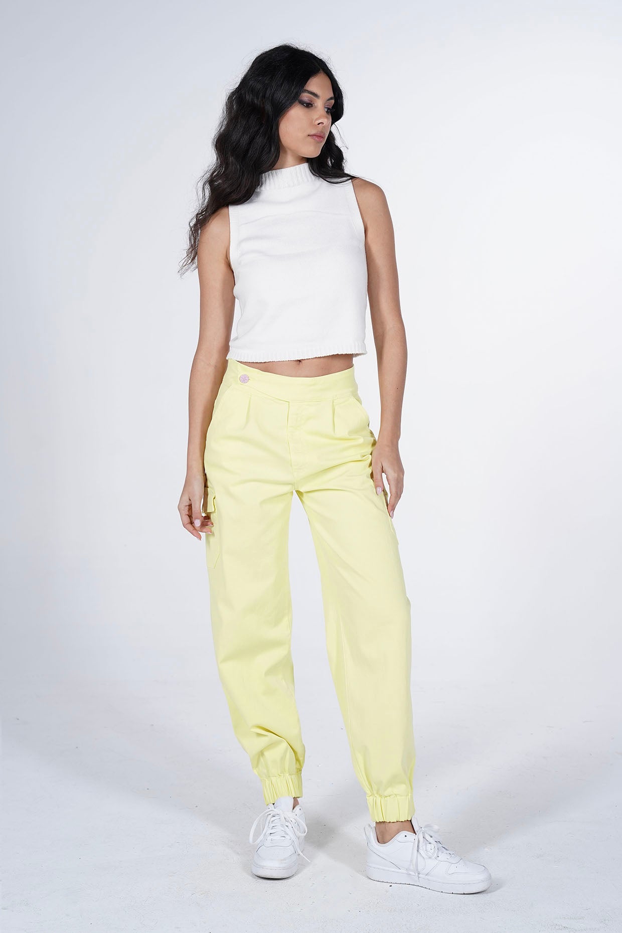 Pantalone Cargo \ Giallo