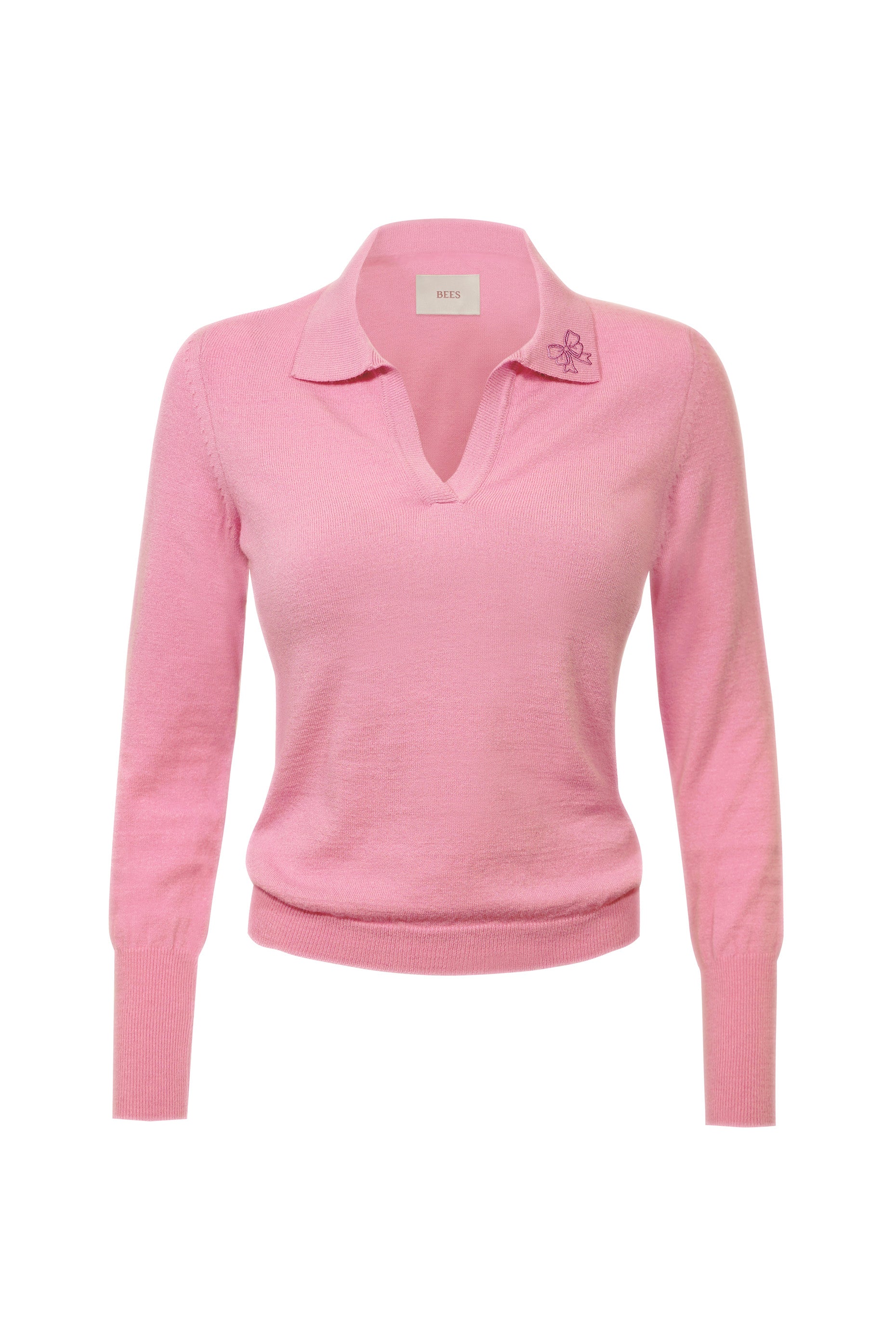 Polo in maglia \ Rosa