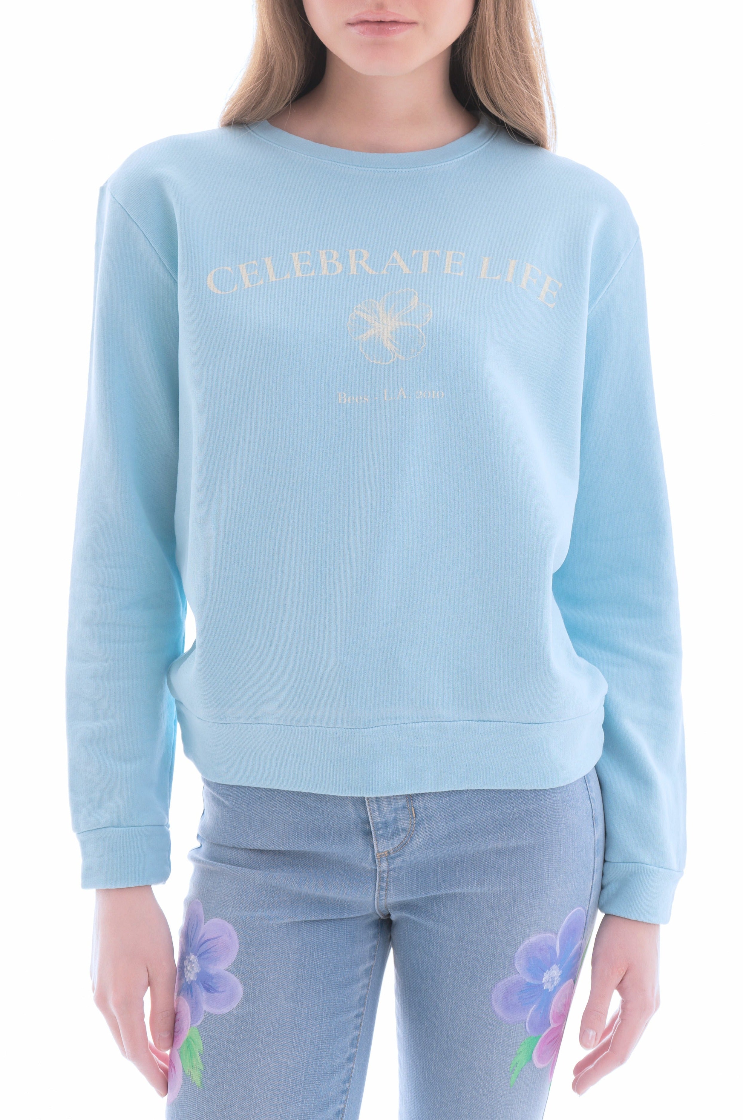 Felpa con stampa - Pastel Sweater